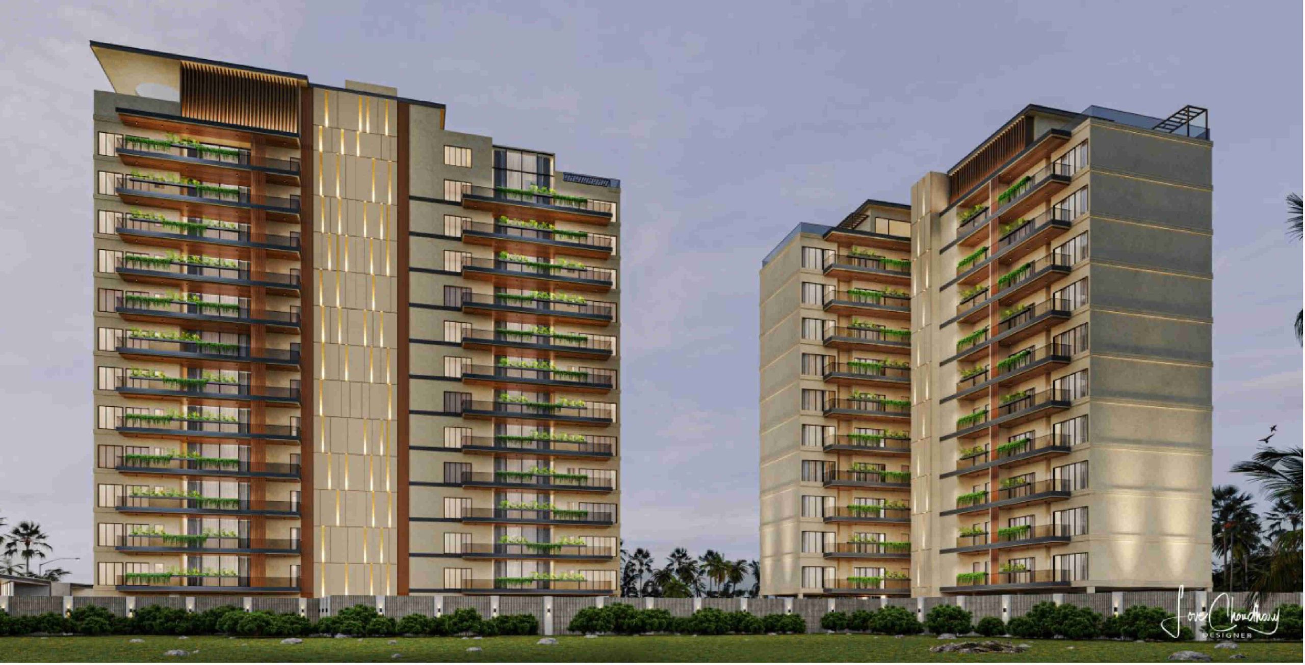 Luxury Real Estate Architectural Facade